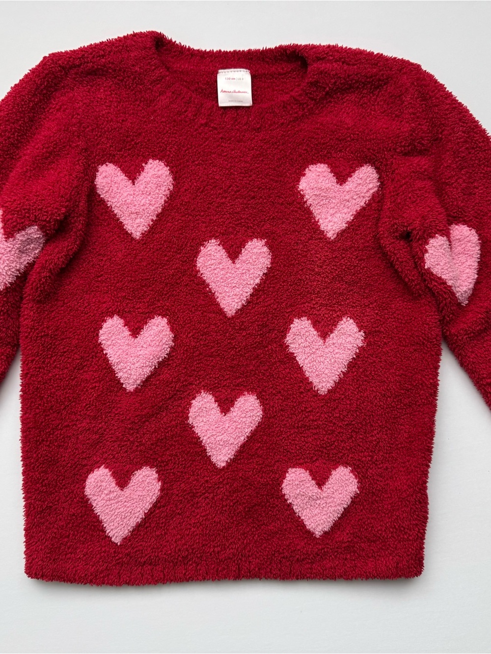 Hanna Andersson Kids Colorful Casual Fall Streetwear Kidcore Cozy Fuzzy Sweater